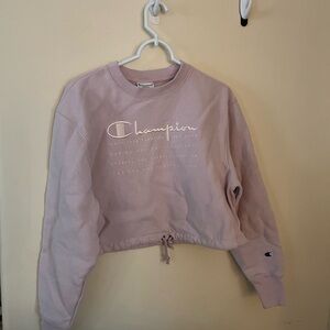 Women’s size small champion cropped crewneck